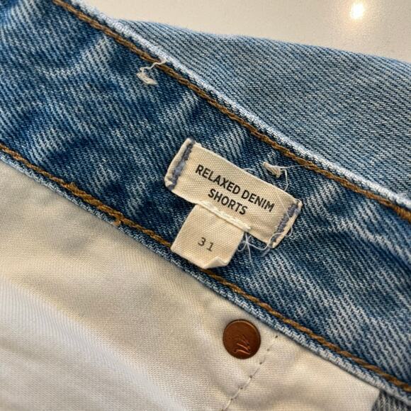 Madewell Relaxed Denim Shorts in‎ Renfield Wash Size 31 - Picture 4 of 8
